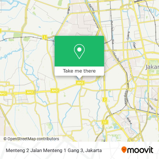 Menteng 2 Jalan Menteng 1 Gang 3 map