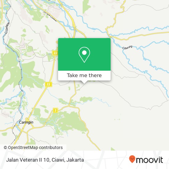 Jalan Veteran II 10, Ciawi map