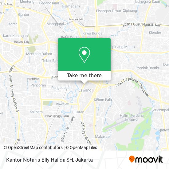 Kantor  Notaris Elly Halida,SH map