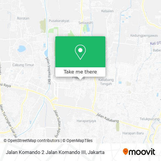 Jalan Komando 2 Jalan Komando III map