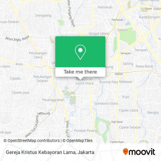 Gereja Kristus Kebayoran Lama map