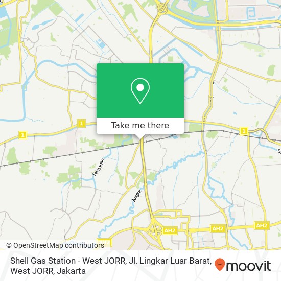 Shell Gas Station - West JORR, Jl. Lingkar Luar Barat, West JORR map