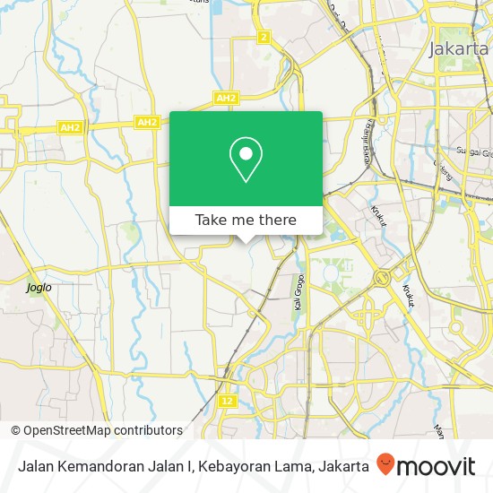 Jalan Kemandoran Jalan I, Kebayoran Lama map