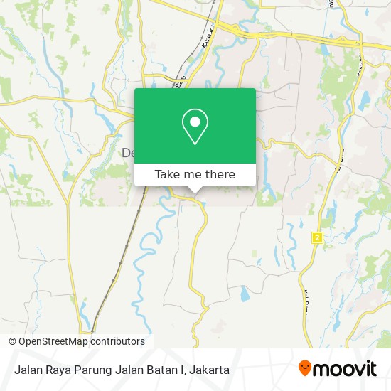 Jalan Raya Parung Jalan Batan I map