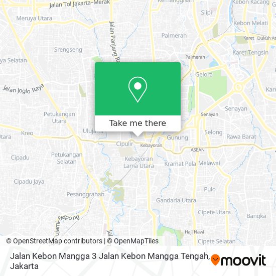 Jalan Kebon Mangga 3 Jalan Kebon Mangga Tengah map