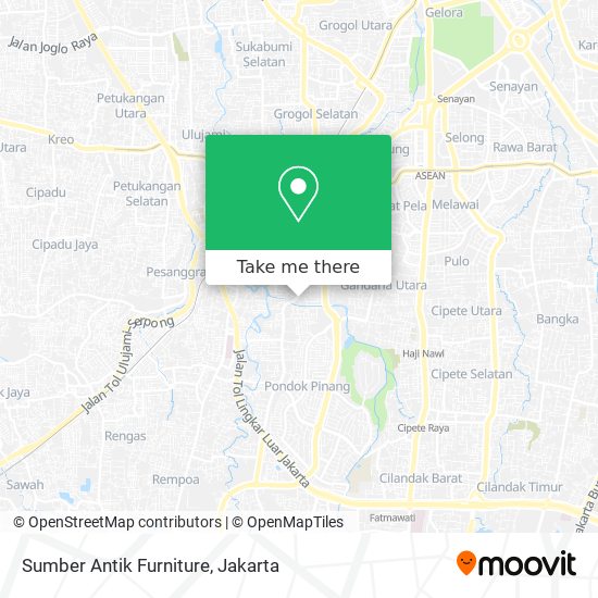 Sumber Antik Furniture map