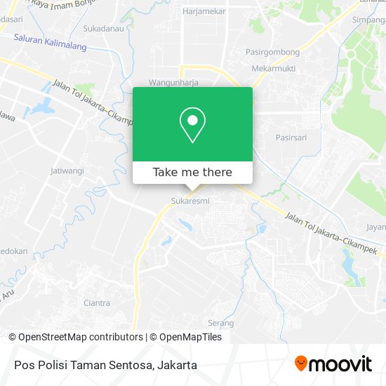 Pos Polisi Taman Sentosa map