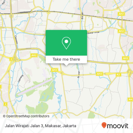 Jalan Wirajati Jalan 3, Makasar map