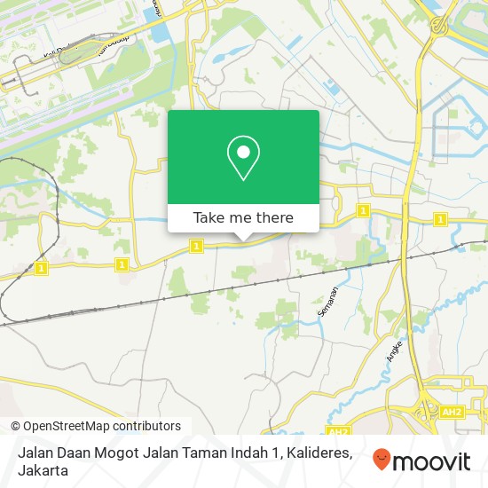 Jalan Daan Mogot Jalan Taman Indah 1, Kalideres map