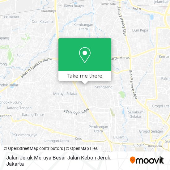 Jalan Jeruk Meruya Besar Jalan Kebon Jeruk map