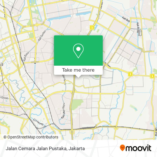 Jalan Cemara Jalan Pustaka map