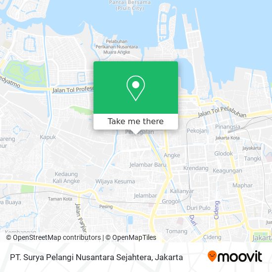 PT. Surya Pelangi Nusantara Sejahtera map