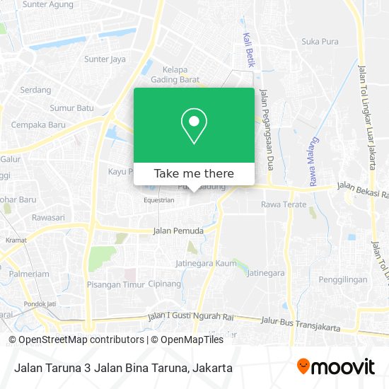 Jalan Taruna 3 Jalan Bina Taruna map