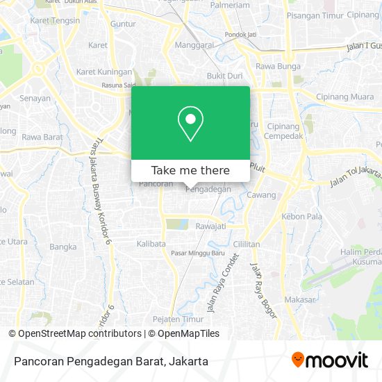 Pancoran Pengadegan Barat map