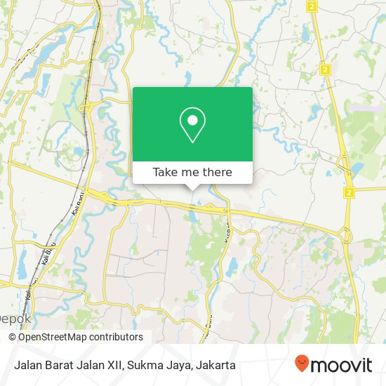 Jalan Barat Jalan XII, Sukma Jaya map