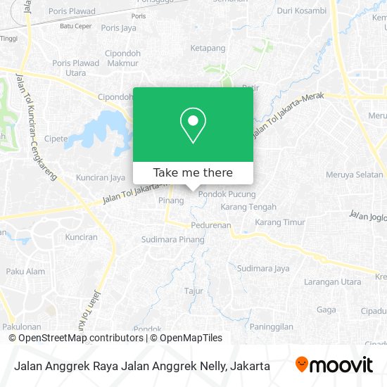 Jalan Anggrek Raya Jalan Anggrek Nelly map