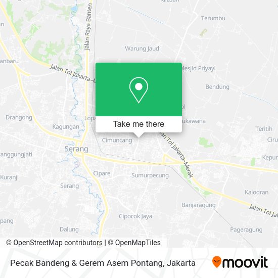 Pecak Bandeng & Gerem Asem Pontang map