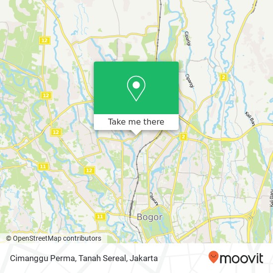 Cimanggu Perma, Tanah Sereal map