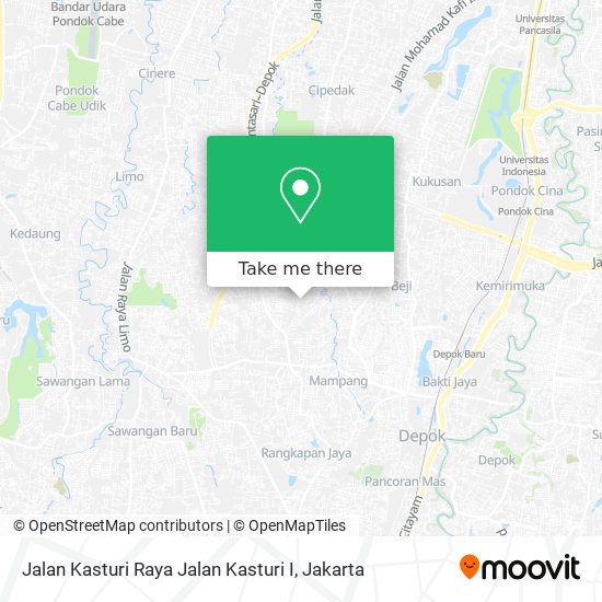 Jalan Kasturi Raya Jalan Kasturi I map