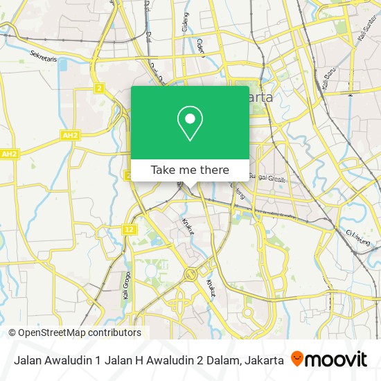 Jalan Awaludin 1 Jalan H Awaludin 2 Dalam map