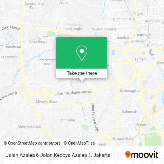Jalan Azalea 6 Jalan Kedoya Azalea 1 map