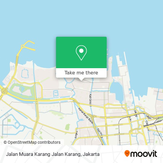 Jalan Muara Karang Jalan Karang map