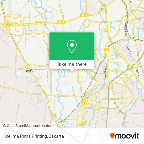 Delima Putra Printing map