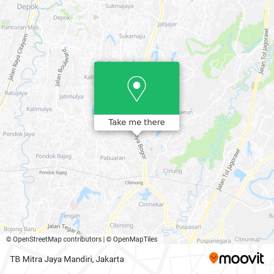 TB Mitra Jaya Mandiri map