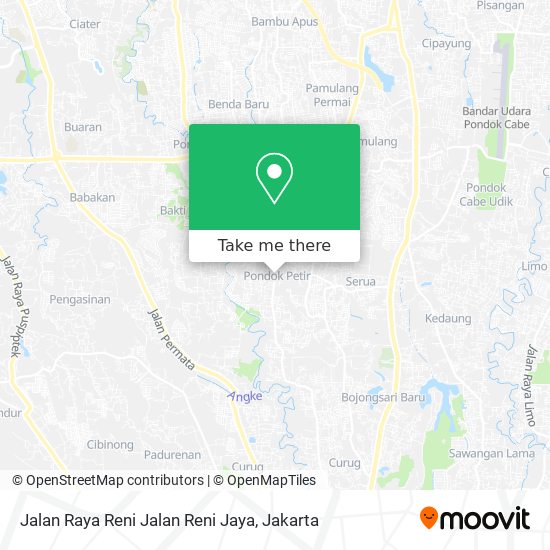 Jalan Raya Reni Jalan Reni Jaya map
