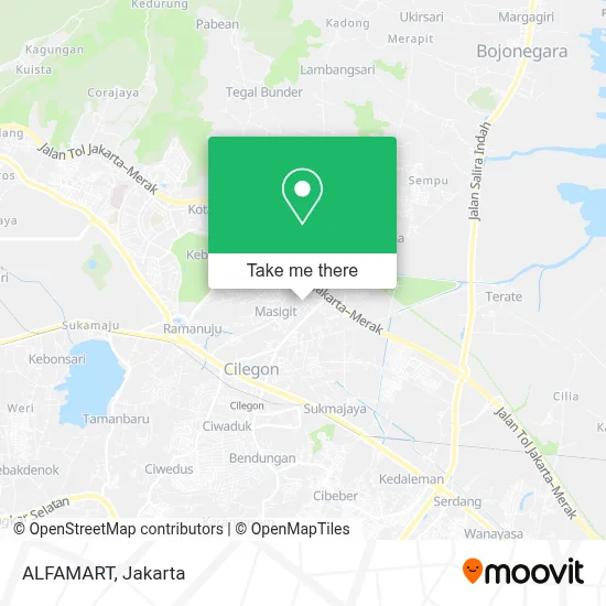 ALFAMART map