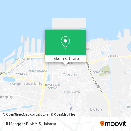 Jl Manggar Blok Y-5 map
