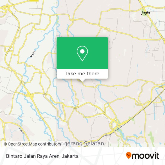 Bintaro Jalan Raya Aren map