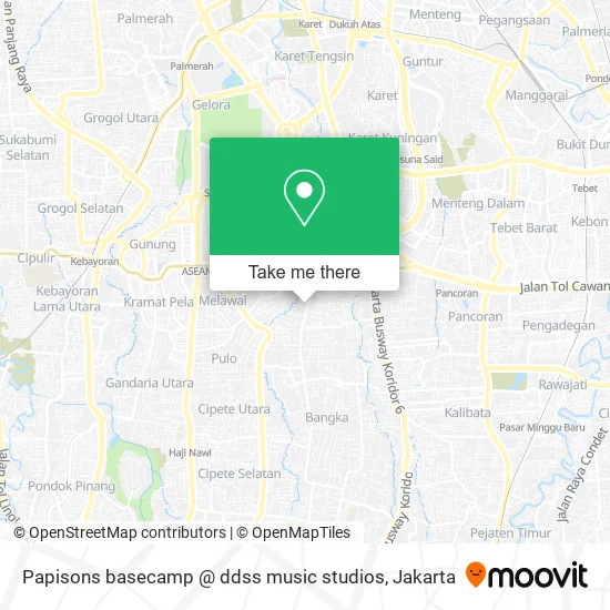 Papisons basecamp @ ddss music studios map