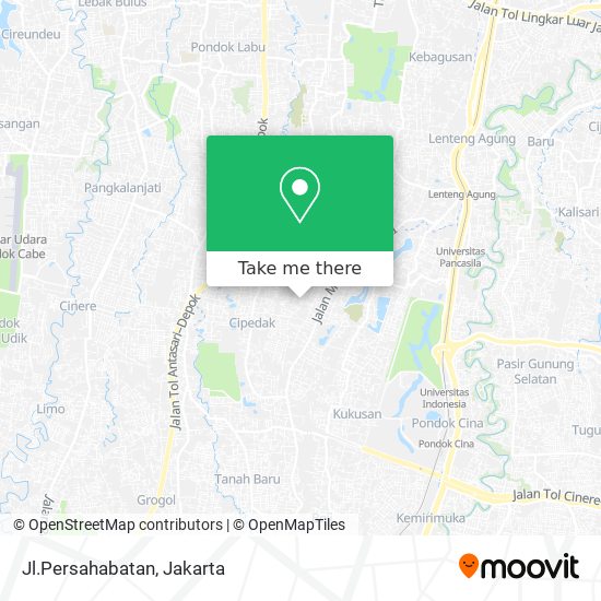 Jl.Persahabatan map