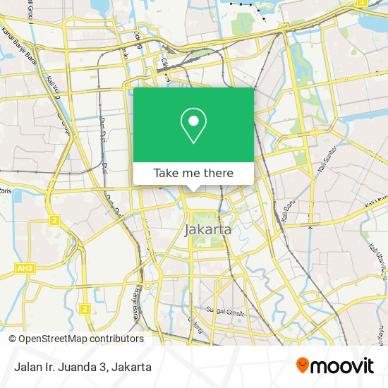 Jalan Ir. Juanda 3 map