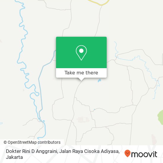 Dokter Rini D Anggraini, Jalan Raya Cisoka Adiyasa map