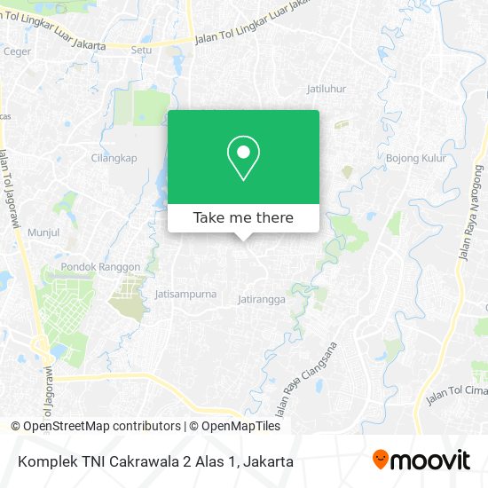 Komplek TNI Cakrawala 2 Alas 1 map