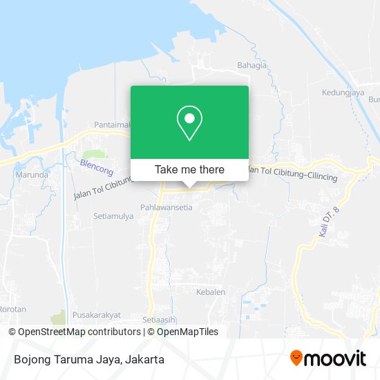 Bojong Taruma Jaya map