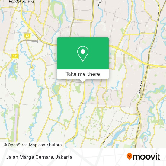 Jalan Marga Cemara map