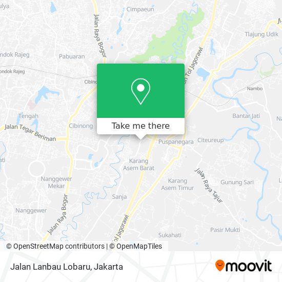 Jalan Lanbau Lobaru map