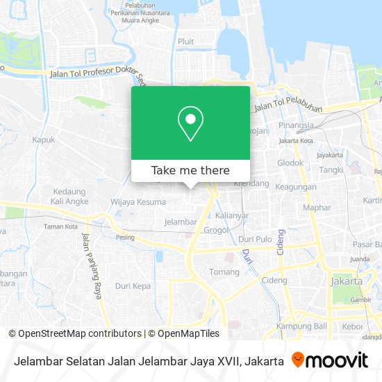 Jelambar Selatan Jalan Jelambar Jaya XVII map
