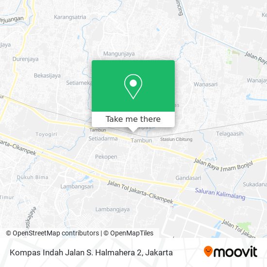 Kompas Indah Jalan S. Halmahera 2 map