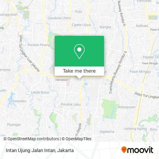 Intan Ujung Jalan Intan map