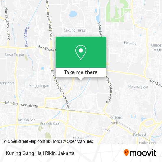 Kuning Gang Haji Rikin map