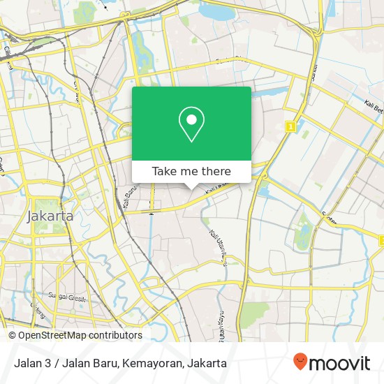 Jalan 3 / Jalan Baru, Kemayoran map