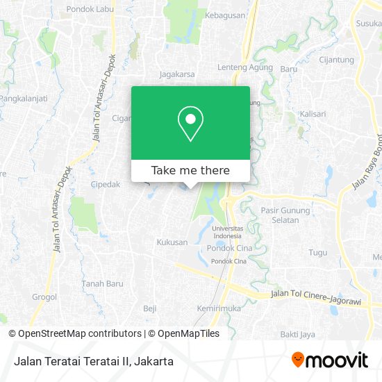 Jalan Teratai Teratai II map
