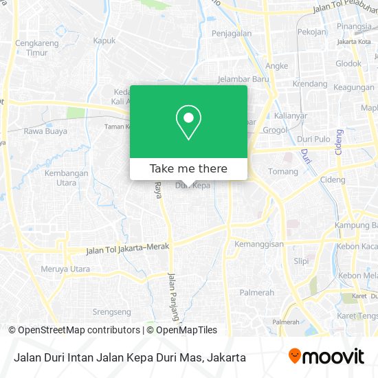 Jalan Duri Intan Jalan Kepa Duri Mas map