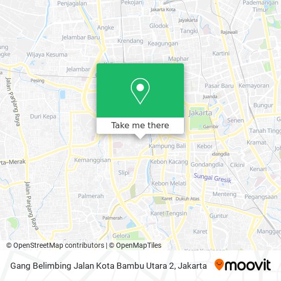 Gang Belimbing Jalan Kota Bambu Utara 2 map