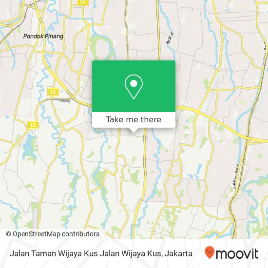 Jalan Taman Wijaya Kus Jalan Wijaya Kus map