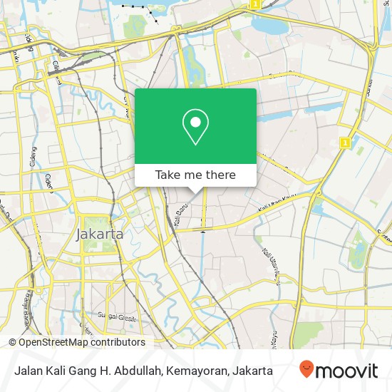 Jalan Kali Gang H. Abdullah, Kemayoran map